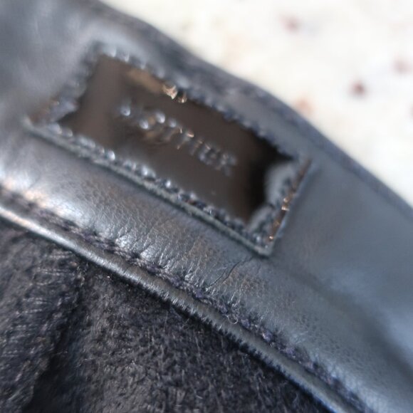 Women Mother Black High Waist Rider Ankle Wax On Wax Off Pu Faux Leather Pant 27 - Picture 16 of 16